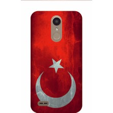 Kapakolur LG Stylus 3 Şanlı Bayrak Kapak Kılıf + Ekran Koruyucu Cam