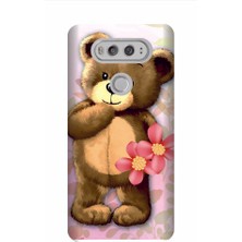 Kapakolur LG V20 Yumoş Ayı Kapak Kılıf + Ekran Koruyucu Cam