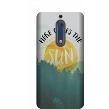 Kapakolur Nokia 5 Yazı Baskılı Kapak Kılıf + Ekran Koruyucu Cam