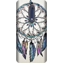 Kapakolur Nokia 5 Düş Kapanı Baskılı Kapak Kılıf + Ekran Koruyucu Cam