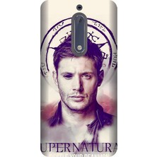 Kapakolur Nokia 5 Süper Natural Kapak Kılıf + Ekran Koruyucu Cam