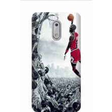 Kapakolur Nokia 6 Jordan Kapak Kılıf + Ekran Koruyucu Cam