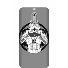 Kapakolur Nokia 6 Starwars Baskılı Kapak Kılıf + Ekran Koruyucu Cam