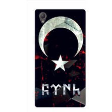 Kapakolur Sony Z5 Göktürk Kapak Kılıf + Ekran Koruyucu Cam