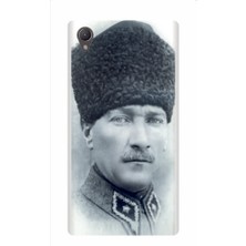 Kapakolur Sony Xperia Z3 Atatürk Baskılı Kapak Kılıf + Ekran Koruyucu Cam