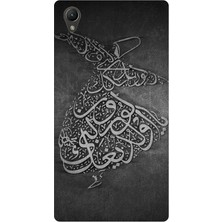 Kapakolur Sony Xperia Z3 Mevlevi Baskılı Kapak Kılıf + Ekran Koruyucu Cam