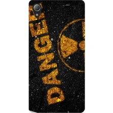 Kapakolur Sony Xperia Z3 Kabartmalı Danger Temalı Kapak Kılıf