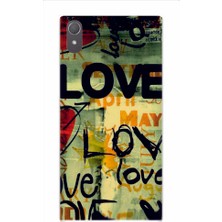 Kapakolur Sony Xperia Z2 Love Baskılı Kapak Kılıf + Ekran Koruyucu Cam