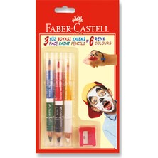 Faber-Castell Yüz Boyası Kalemi 6 Renk