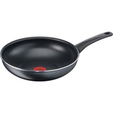 Tefal C3671902 Titanium Elegance 28 cm Thermo-Spot Teknolojili Yapışmaz Wok Tava [ Siyah ] - 2100101775