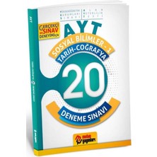 Metin Yayınları AYT Sosyal Bilimler 1 Tarih Coğrafya 20 Deneme Sınavı