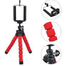 Microcase Sünger Ayaklı Akrobatik Cep Telefonu Ahtapot Tripod 3 Ayak