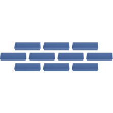 Magnetoplan Güçlü Mıknatıs Dikdörtgen Magnet 19x54 mm - 10 Adet