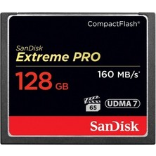 Sandisk Extreme Pro 128 gb 160 Mb CF Kart