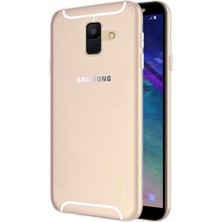 Microsonic Samsung Galaxy A6 2018 Kılıf Transparent Soft Beyaz