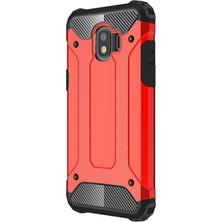 Microsonic Samsung Galaxy Grand Prime Pro Kılıf Rugged Armor Kırmızı