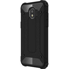 Microsonic Samsung Galaxy Grand Prime Pro Kılıf Rugged Armor Siyah