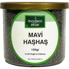 Modern Aktar Doğal Mavi Haşhaş 150 gr