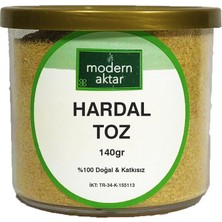 Modern Aktar Doğal Sarı Hardal Öğütülmüş (Toz) 140 gr