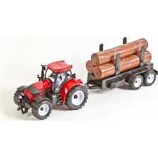 Adeland Farm City Römorklu Büyük Traktör – 38 cm