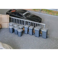 Faller 180905 1/87 12 Rubbish Bins