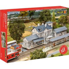 Faller 190060 1/87 Aktions-Set Bahnhof Radebusch