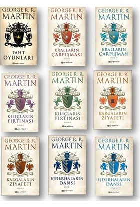 Taht Oyunları Game of Thrones Özel Kutu (9 Kitap) - George R. R. Martin