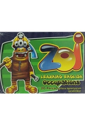 Zoi İngilizce Öğreniyorum Meslekler 20 Parça Puzzle