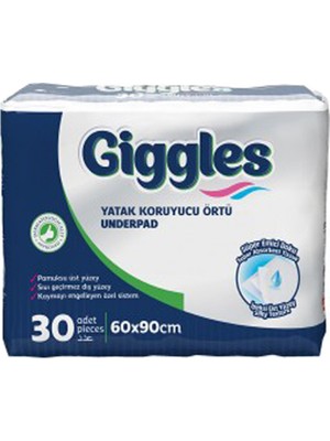 Giggles 60x90 Cm Yatak Koruyucu Örtü 30'lu