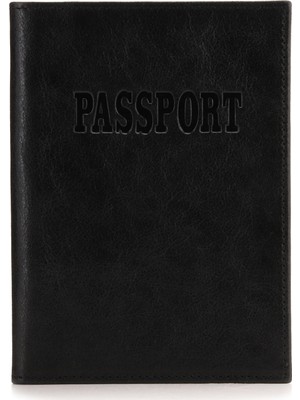 Otto Ot176 Hakiki Deri Pasaport Kılıfı Cüzdanı Rfıd Korumalı Valiz Kimlik Etiketli