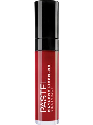Pastel Daylong Lipcolor Kissproof Likit Ruj Kırmızı 9 ml Parlak ve Kalıcı
