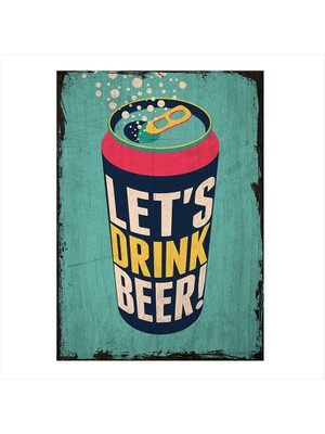 Cakasepetim Ahşap Tablo Bira saati