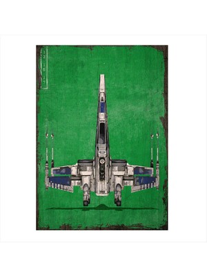 Cakasepetim Ahşap Tablo Star Wars Last Jedi