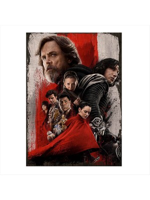 Cakasepetim Ahşap Tablo Star Wars Afiş