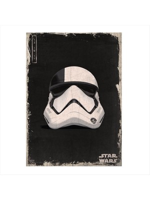 Cakasepetim Ahşap Tablo Star Wars Kask