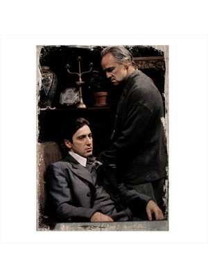 Cakasepetim Ahşap Tablo The God Father