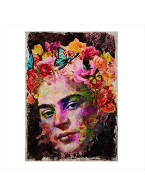 Cakasepetim Ahşap Tablo Frida Kahlo Magdelana