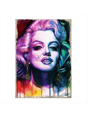 Cakasepetim Ahşap Tablo Marilyn Monroe