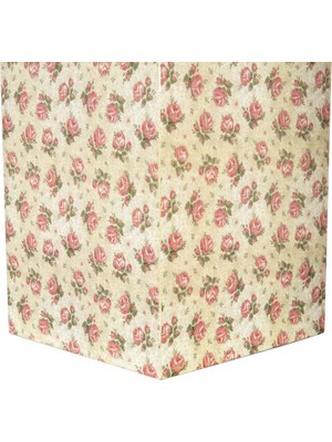 Vitale Şiva Çiçek Desenli Krem Mumluk Küçük Boy