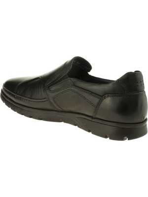 Forelli 32606 Erkek Siyah Deri Comfort Ayakkabı