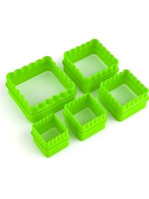 GONDOLVolovan Kare Bisküvi Baskı Seti 5'li