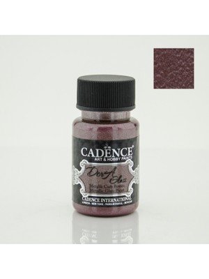 Cadence Dora Glass Metalik Boya 50 ml Vişne Çürüğü