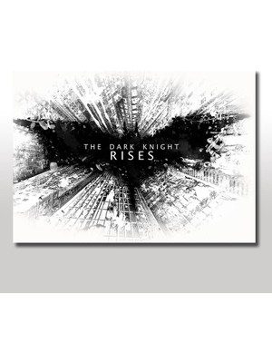 Cakasepetim Ahşap Tablo Batman Kara Şovalye Yükseliyor