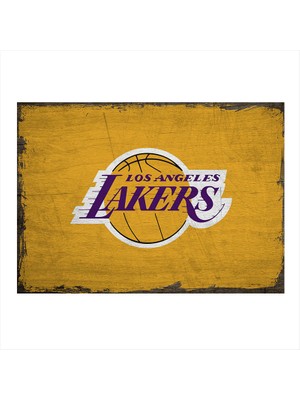 Cakasepetim Ahşap Tablo Los Angeles Lakers