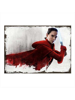 Cakasepetim Ahşap Tablo Star Wars The Last Jedi