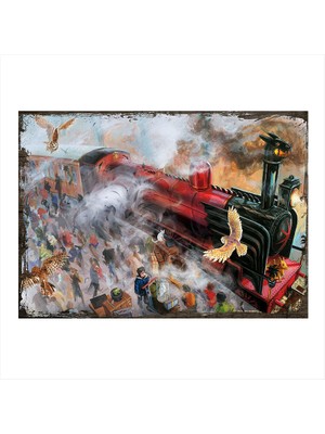 Cakasepetim Ahşap Tablo Harry Potter Ve Tren