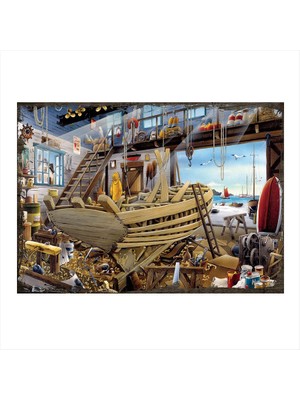 Cakasepetim Ahşap Tablo Ufak Tershane