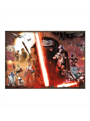Cakasepetim Ahşap Tablo Star Wars The Last Jedi