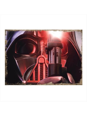 Cakasepetim Ahşap Tablo Star Wars Darth Vader
