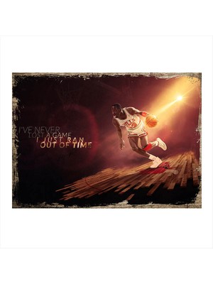 Cakasepetim Ahşap Tablo Nba Chicago Bulls